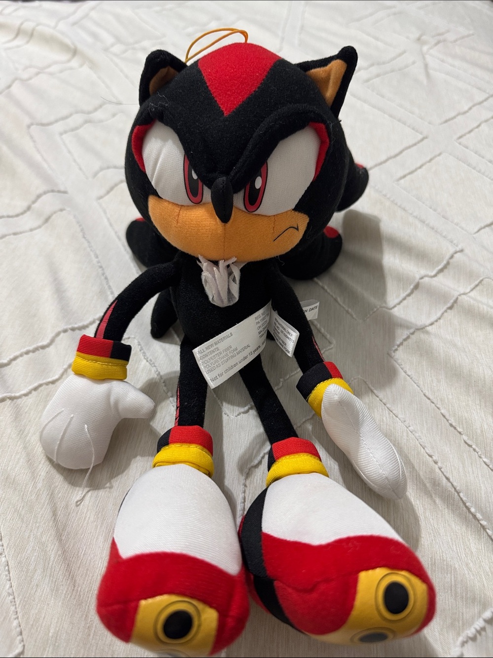 Shadow the Hedgehog Plush Toy - Black & Red Stuffed Animal